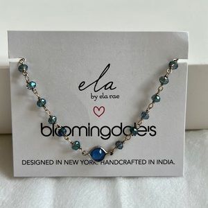 Ela Rae Blue Precious Stone Bracelet